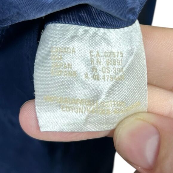 Escada Margaretha Ley 34 Denim Blazer Jacket Gold Elephant Trim Buttons US 4 - Picture 12 of 13